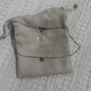 Kendra Scott Silver flower necklace